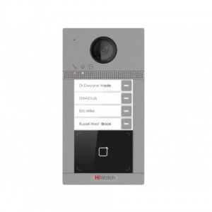 IP вызывные панели HiWatch VDP-D4214W IP вызывные панели HiWatch VDP-D4214W